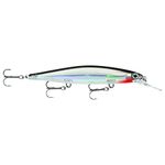 Rapala Shadow Rap Deep Lure with Three No. 6 Hooks, 1.2-2.4 m Swimming Depth, 11 cm Size, Silver