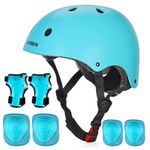 Kids Bike Helmet Toddler Helmet for 2-15 Years Old Boys Girls, Adjustable Kids Skateboard Helmet with Knee & Elbow Pads Wrist Guards Set for Cycling Scooter BMX Roller Skating