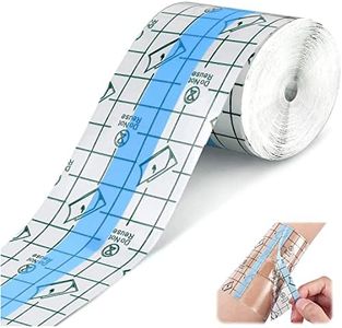 5cm X10m Nastro Medico Trasparente,Pellicola Benda Impermeabile Antibatterica,Cerotti Elastici Fissaggio,Bandage Roll,Trasparente Nastro Per Medicazione,Bende per Tatuaggi