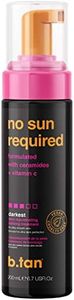 b.tan Dark Self Tanner Mousse | No Sun Required - Best, 1 Hour Express, Dark, Rejuvenating Sunless Tanning Treatment With Ceramides + Vitamin C, No Fake Tan Smell, Face & Body, 6.7 Fl Oz