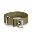 Timex Unisex 20mm Olive Green Slip-Thru Strap TW7C05700