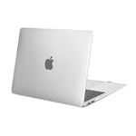 MOSISO Compatible with MacBook Air 13 inch Case M1 A2337 A2179 A1932, Protective Hard Shell Cover Compatible for MacBook Air M1 Case 13.3 inch 2021 2020 2019 2018 Retina Touch ID, Frost