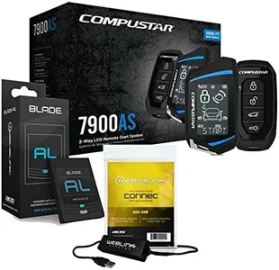 Compustar CS7900-AS 2-Way Car Remote Start & Alarm Bundled with +(1) ADS-Blade AL Universal Integration Cartridge + (1) ADS-USB Weblink USB Interface (Installation NOT Included)