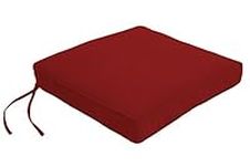 Eddie Bauer Cushion Chair Pad, Canvas Jockey RED