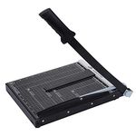 ISDIR 12-Inch Guillotine Paper Cutter, 15 Sheet Capacity, Safety Guard & Blade Lock, Heavy-Duty Metal Base for Precision Cutting of Cardstock, Photos, and Crafts - Ideal for Home & Office