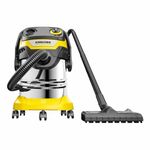 KARCHER WD5 SV | Wet & Dry Vacuum Cleaner | 1100W | 25L Tank | Stainless Steel Body | Blower Function | Flat Pleated Filter | Home, Car & Furniture Cleaning | German Tech