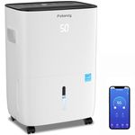 Smart Dehumidifier,Folanzy 80 Pints Energy Star Dehumidifier for Basement Bedroom Home Garage and Large Room Spaces up to 5,200 Sq. Ft with Drain Hose and Water Tank