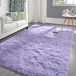 Pettop Fluffy Lavender Purple Rug f
