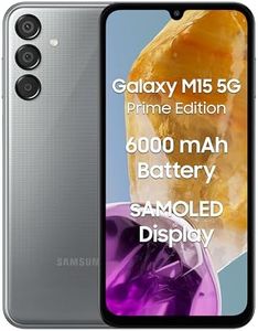 Samsung Galaxy M15 5G Prime Edition (Stone Grey,6GB RAM,128GB Storage)| Super AMOLED Display| 50MP Triple Cam| 6000mAh Battery| MediaTek Dimensity 6100+| 4 Gen. OS Upgrade & 5 Year Security Update