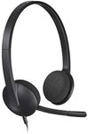 Logitech USB Headset H340, Stereo, USB Headset for Windows and Mac Black