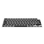 kwmobile Silicone Keyboard Protection - QWERTY (Italian) Keyboard Cover Compatible with Apple MacBook Pro 16" (2023) M2 A2780 / M3 A2991 - Black