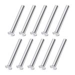 10 PCS 50 x 6 mm Rivets, Round Solid Head Aluminum Rivets, Countersunk Fasteners for Shovel Spade Fork Rake Hoe Handle Repair Garden Lawnmower Industrial