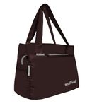 WILD MODA Women Womania Shoulder And Classic Tote Bag For Ladies (Brown)