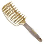 Hair Brushes for Women, Men & Kids - Vented Curved Brush for Faster Blow Drying and Styling, Paddle Brush for Curly, Thick or Straight Hair