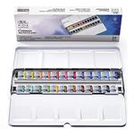 Winsor & Newton, Cotman Watercolour, 'Complete Travel Tin' , 24 x Half Pans