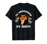 Disney Lion King Scar Surrounded By Idiots Graphic T-Shirt T-Shirt