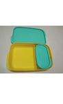 Tupperware Plastic Lunch Suitable to Carry Your Lunch to Office School (Multicolour)