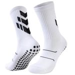 Niorasen Grip Socks, Football Socks for Men Women, Non Slip Sports Socks Wicking Breathable, Cushioned Athletic Socks Slipper Socks for Soccer Basketball Hiking Running Yoga Cricket Rugby