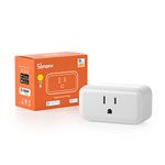 SONOFF S40 Lite 15A Zigbee Smart Plug, Requires SONOFF ZigBee 3.0 Hub, Remote & Voice Control, Works with Alexa, Hey Google and SmartThings