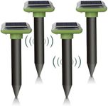 Solar Mole Repellent,4 Pack Ultraso