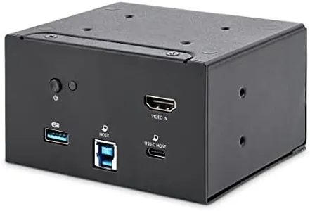 StarTech.com 4K USB-C or USB-A Docking Station Module for Conference Table Connectivity Box - 4K HDMI - 60W USB-C Power Delivery, 4X USB, RJ45 (MOD4DOCKACPD)