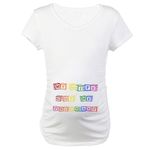 CafePress My Wife Got Me Pregnant Maternity T Shirt Cotton Maternity T-shirt, Cute & Funny Pregnancy Tee White