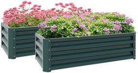 Outsunny Steel Raised Beds for Gard