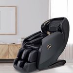 vComfort - 3D Full Body Shiatsu Zero Gravity Massage Chair with SL Track, Massage Chair Full Body - Rollers for Back, Neck, Shoulders, Foot & Calf, Airbags Massage, Heating, TROK - Black