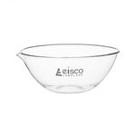 600mL Capacity, Round Evaporating Dish with Spout - Borosilicate Glass - 5.8" Outer Diameter, 3.2" Tall