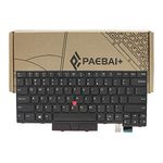 PAEBAI+ Replacement Keyboard for Lenovo Thinkpad T470 T480 A475 A485 US Layout with Frame Pointer, Non-Backlight