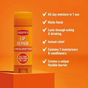 O'Keeffe's Lip Repair Balm – Unscented Moisturizing Care