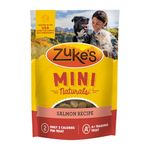 Zuke’s Mini Naturals Soft And Chewy Dog Treats For Training Pouch, Natural Treat Bites With Salmon Recipe - 6 oz. Bag