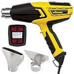 Wagner Spraytech 0503063 FURNO 500 Variable Temp Heat Gun, 2 Nozzles & 12 Temperature Settings Ranging 150°F-1200°F, Electric Heat Gun for Paint Removal, Bending PVC, Crafts and More