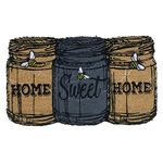 Home Sweet Home Mason Jars Coir Doormat Bees Natural Fiber Outdoor 18" x 30"