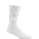 Wigwam Super 60 Crew 3 Pack Socks, White, Medium