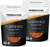 Terrasoul Superfoods Organic Turmeric Powder, 2 Lbs (2 Pack) - Curcumin | Lab Tested for Purity | Premium Quality