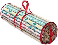 ZOBER Wrapping Paper Storage Containers - 40 Inch Gift Wrapping Organizer Storage - Fits 25 Standard Rolls of Wrapping Paper - Waterproof