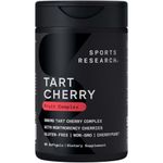 Sports Research Tart Cherry Concentrate With Antioxidants & Flavonoids - 60 Liquid Softgels