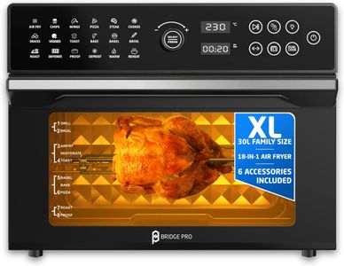 Bridge Pro 30L Air Fryer Oven – Large Capacity Countertop Cooker