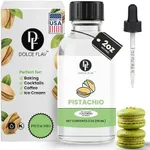 Natural Pistachio Oil Flavoring – 2 Ounce Oil-Soluble Premium Flavoring for Chocolate, Desserts & Baking | Ideal for Dubai Chocolate, Truffles, Cakes & More