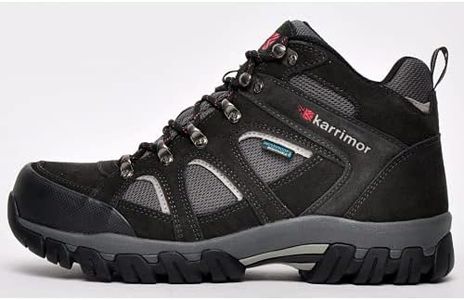 Karrimor Men’s Bodmin Mid Hiking Boots, Black – Size 9 UK
