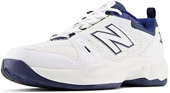 New Balance Men's Fresh Foam X 1007 V1 Tennis Shoe, White/Navy, 11 Wide