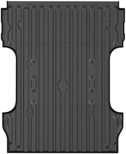 Truck Bed Mat for 2017-2024 Ford Super Duty F250 F350 F450 6.75 Feet(81.9 inches) Bed, Custom Fit All Weather TPE Pickup F-150 Bed Liner Cargo Mat