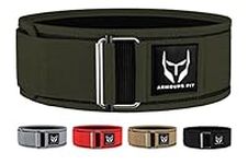 ARMOURS Weight Lifting Belts - Quick Self Locking 4" Premium Quality Weightlifting Belt with Padded Back Support for Men Women Gym Workout Fitness crosfit Training