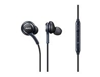 Samsung Stereo Headphones with Microphone for Galaxy S8, S9, S8 Plus, S9 Plus, Note 8 and Note 9 - Bulk Packaging - Titanium Grey