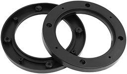 uxcell Pair Universal 4" Car Speaker Spacer Adapter Bracket Holder Black