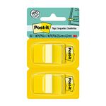 Post-it Flags, Yellow, 1-Inch Wide, 50/Dispenser, 2-Dispensers/Pack