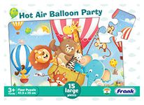 Frank Hot Air Balloon Party Floor Puzzle (15 Pieces) | Fun & Educational Toy for Kids 3+ Year Old | Enhances Imagination, Coordination, and Patience - for Focus and Memory - 15204