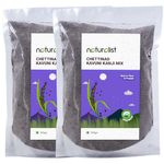 Naturalist 700 gm Chettinad Kavuni Kanji mix | Black Rice Porridge mix | 100% Natural | Chemical Free | Fibre and Protein Rich Healthy Meal - Pack of 2 (350g*2)