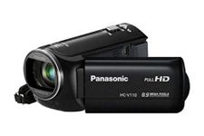 Panasonic HC-V110 EG-K Camcorder 8.9 Megapixel with 72x intelligent Zoom 1080P resolution Full HD 2.7-Inch Display Black (Renewed)